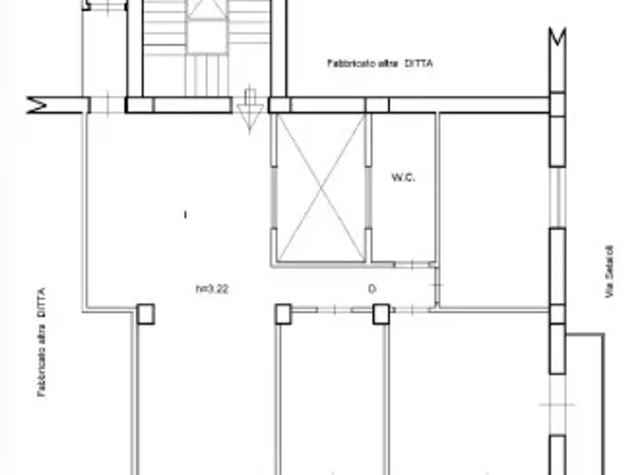 Ufficio in Via Setaioli 2, Messina, {3} - Planimetria 1