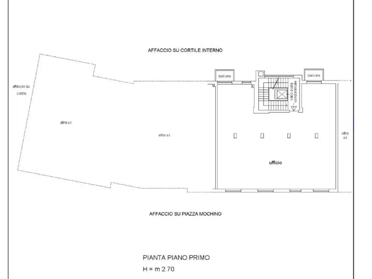 Ufficio in Via del Porto 1, San Mauro Torinese, {3} - Planimetria 1