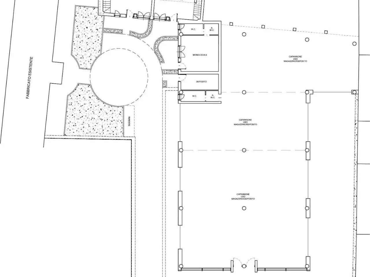 Capannone in Via Canonico Tancredi 36, Torino, {3} - Planimetria 1