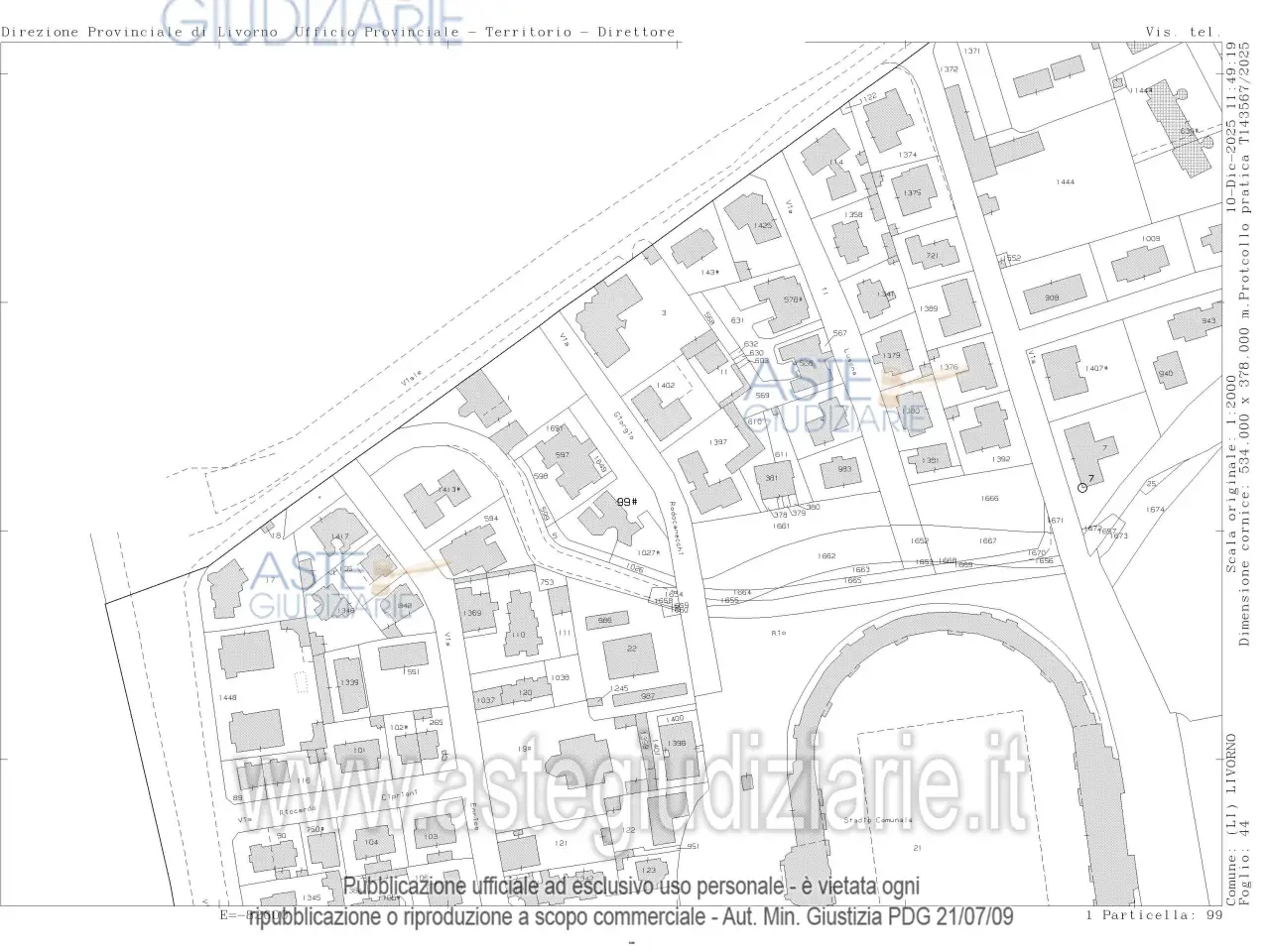 Garage in Via Giorgio Rodocanacchi, 12, 57128 Livorno LI, Italia 12, Livorno, {3} - Planimetria 1