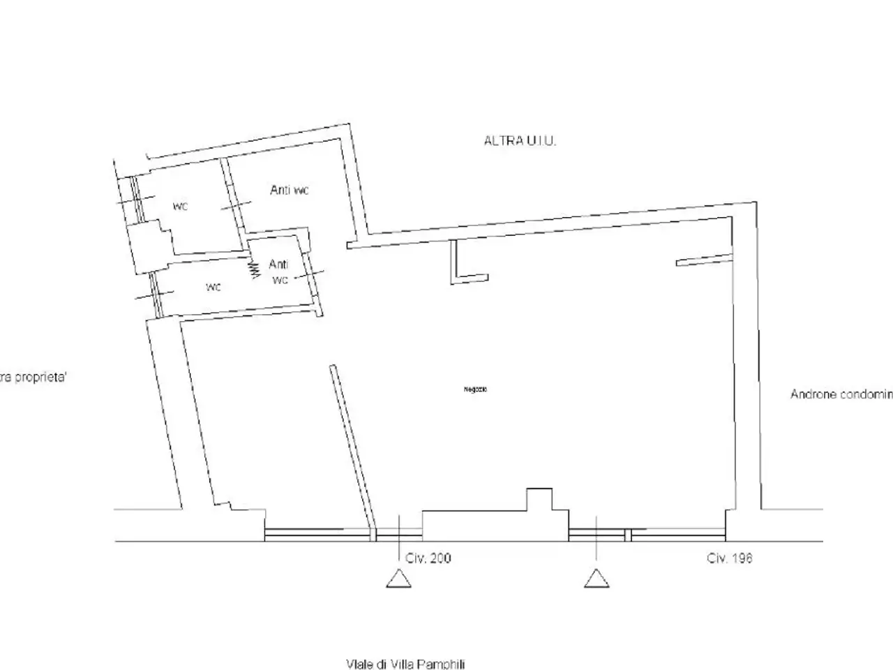 Negozio in - -, Roma, {3} - Planimetria 1