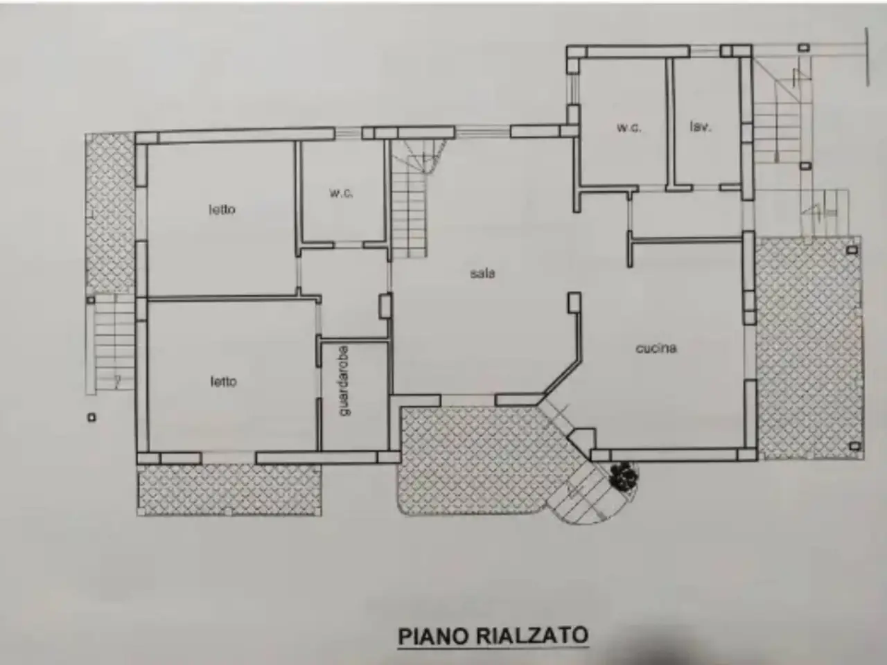 Villa in Via Appia, Arienzo - Planimetria 1