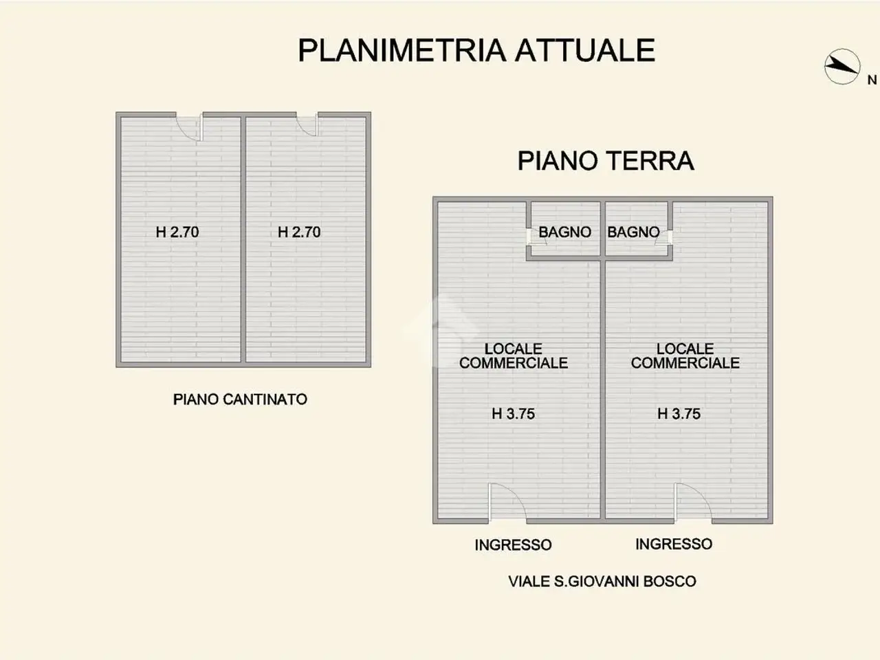 Negozio in Viale San Giovanni Bosco 107, Brindisi, {3} - Planimetria 1