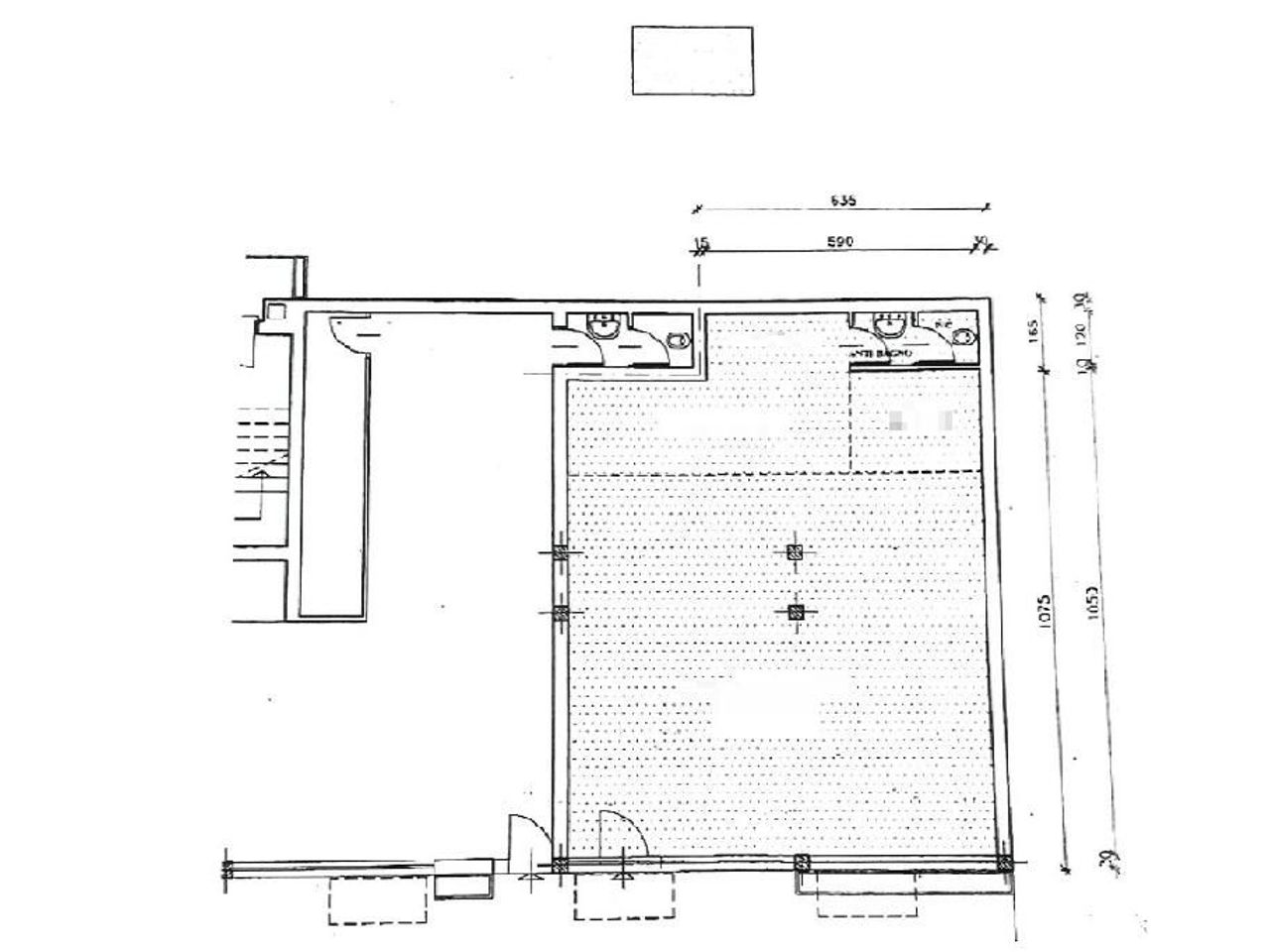 Negozio in Via G. Verdi 1, Albignasego, {3} - Planimetria 1