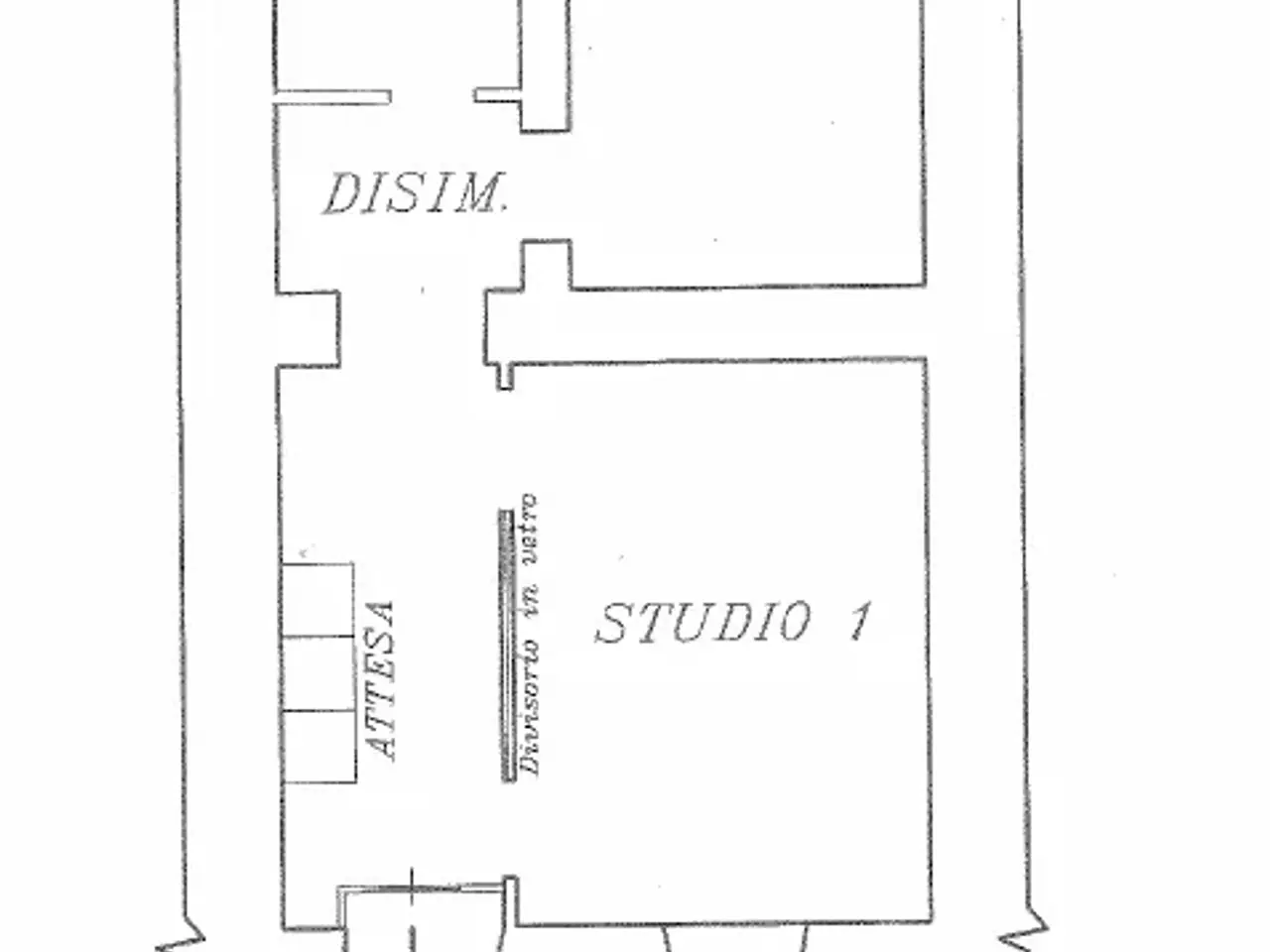 Negozio in Via Soldato Ignoto, Aquino, {3} - Planimetria 1