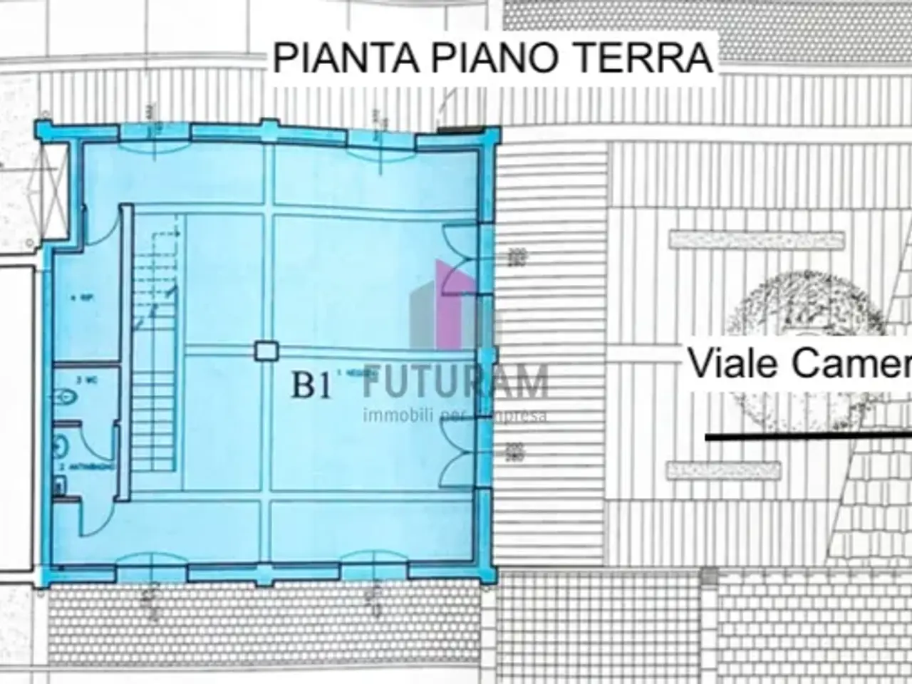 Negozio in Viale Camerini, Piazzola Sul Brenta, {3} - Planimetria 1