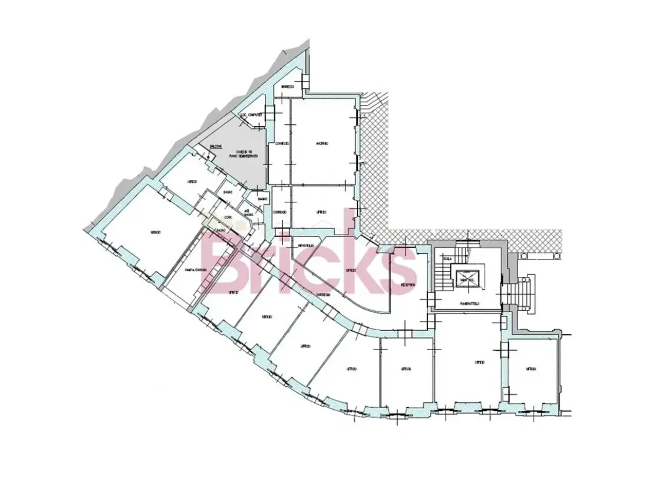 Ufficio in Corso Magenta 44, Milano, {3} - Planimetria 1