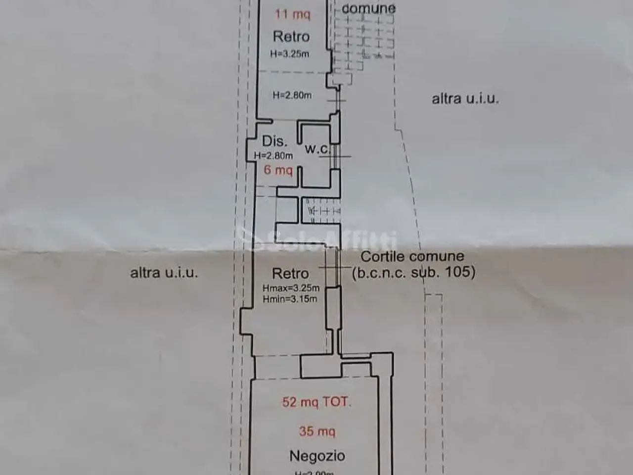 Negozio in Via Vittorio Emanuele 108, Cirie', {3} - Planimetria 1