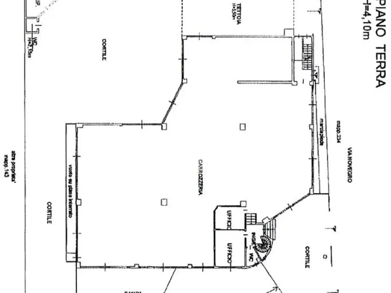 Capannone in Via Novegro 1, Segrate, {3} - Planimetria 1