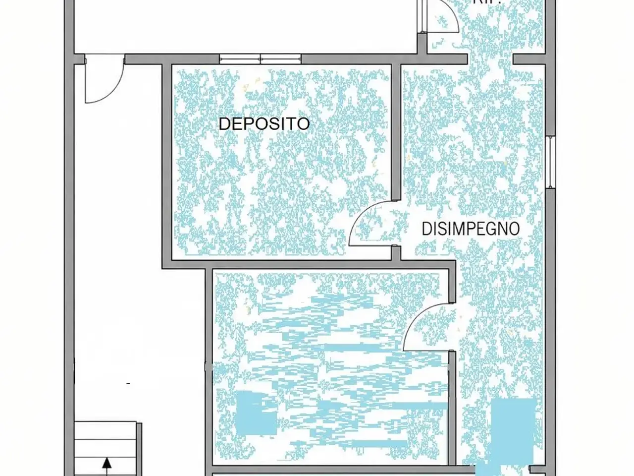 Negozio in Via Fiorentini, Cesenatico, {3} - Planimetria 1