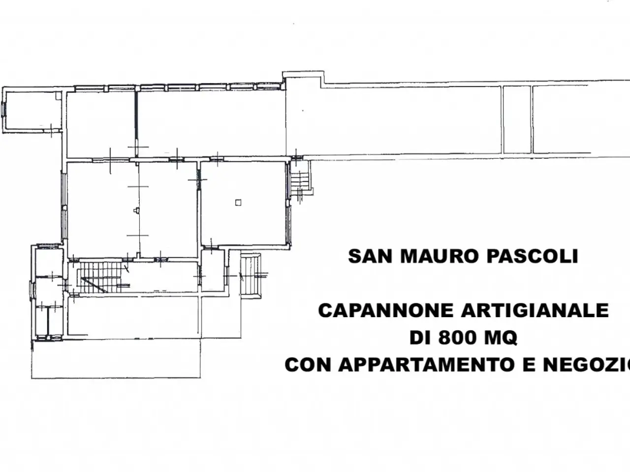 Capannone in Piazza Mazzini, San Mauro Pascoli, {3} - Foto 1