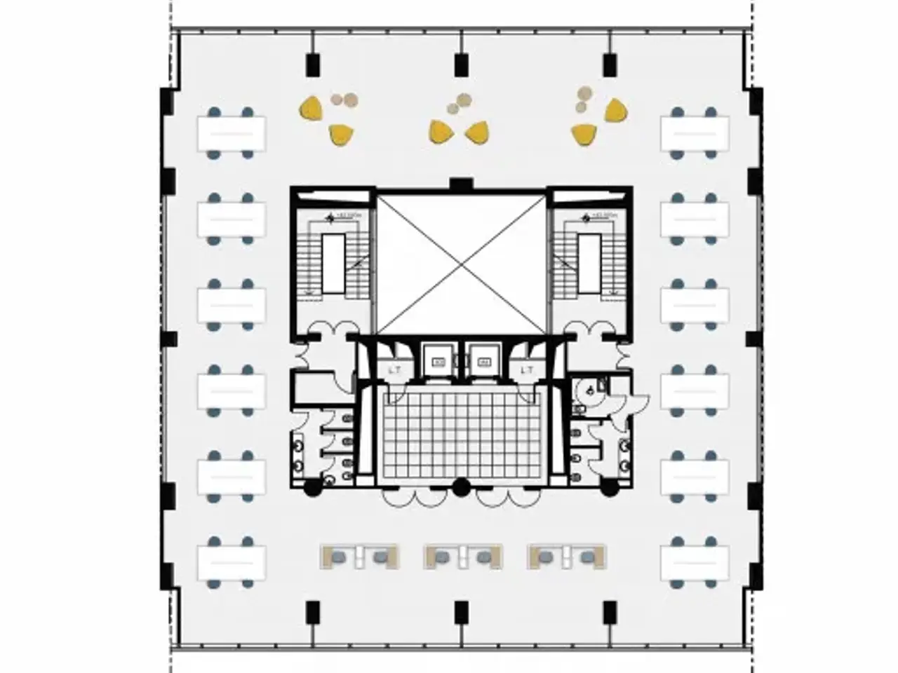 Ufficio in Piazza dei Navigatori, Roma, {3} - Planimetria 1