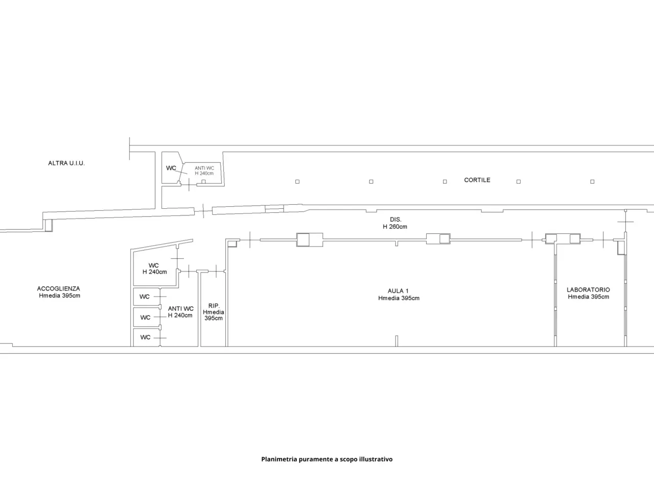 Palazzina commerciale in , Roma, {3} - Planimetria 1