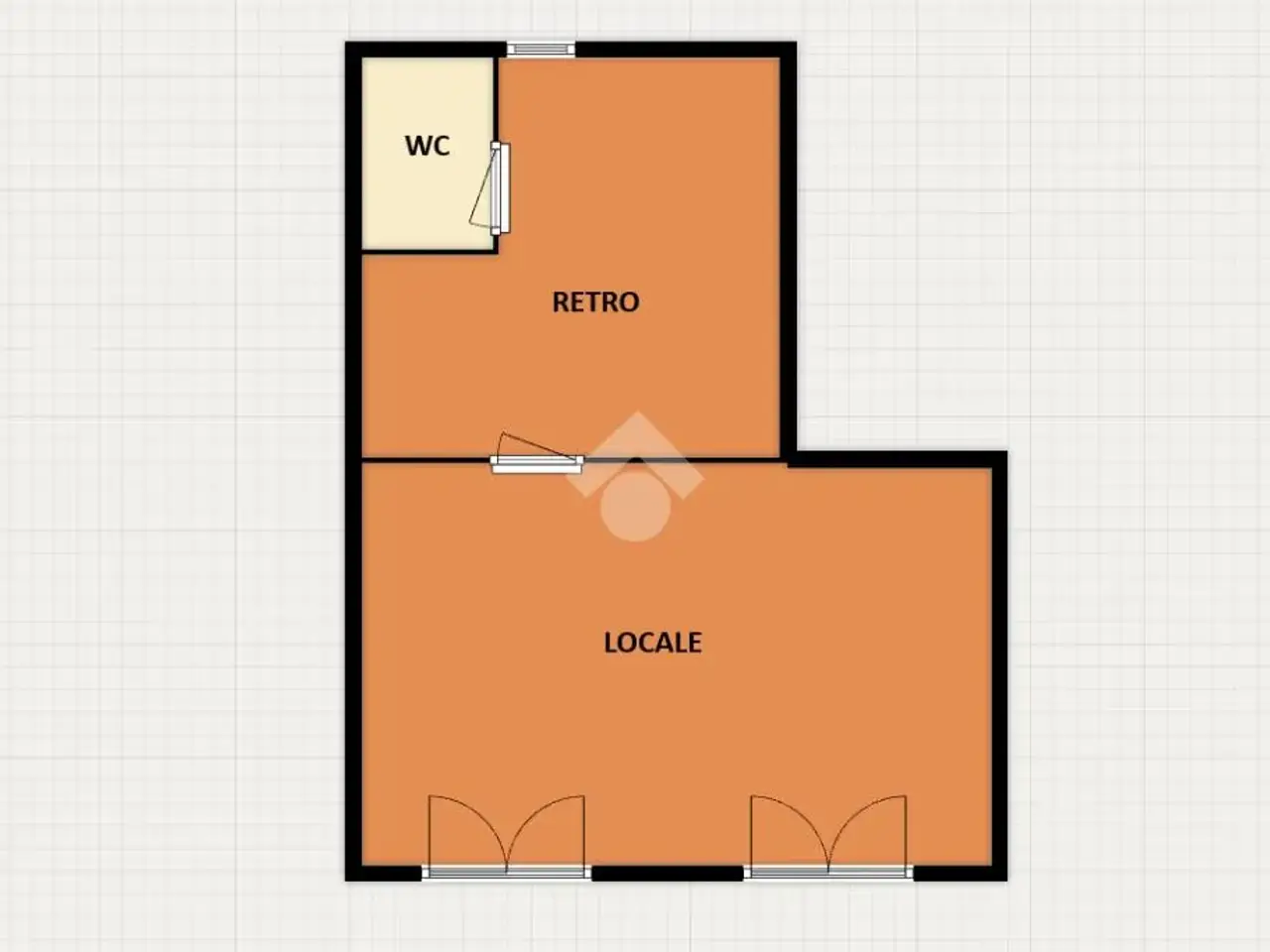 Negozio in Via S. Rocco 1, Morbegno, {3} - Planimetria 1