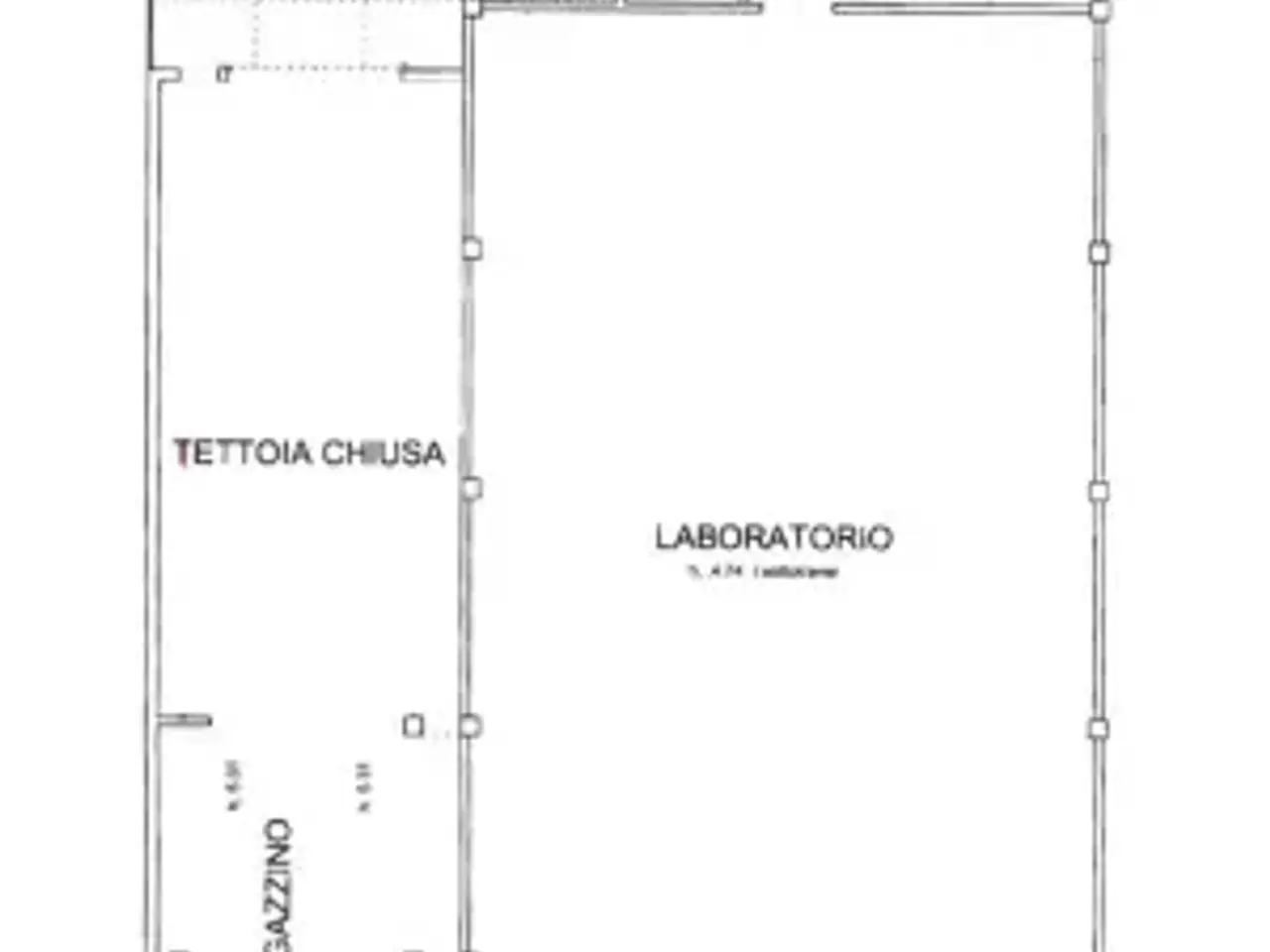 Capannone in Via Vincenzo Monti 56, Pero, {3} - Planimetria 1