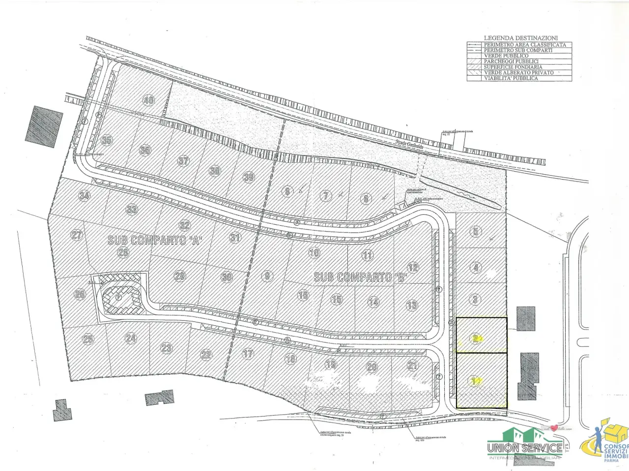 Terreno edificabile in Via Volta, Medesano - Planimetria 1