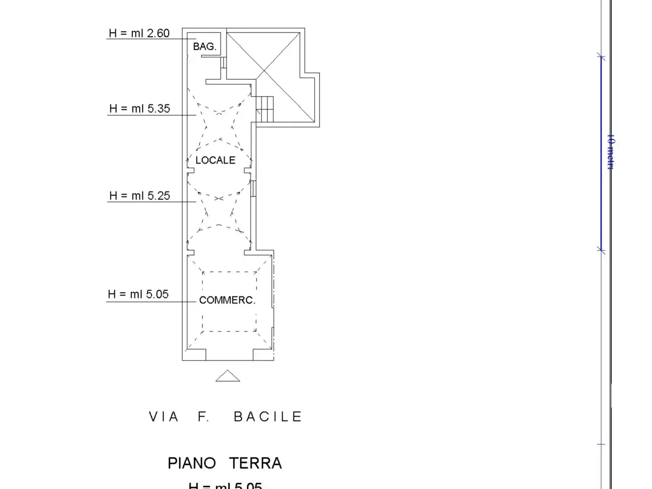 Negozio in Via Filippo Bacile 19, Lecce, {3} - Planimetria 1