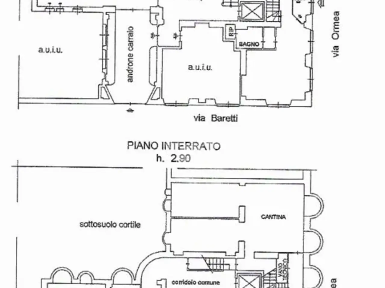 Negozio in Via Ormea 26, Torino, {3} - Planimetria 1