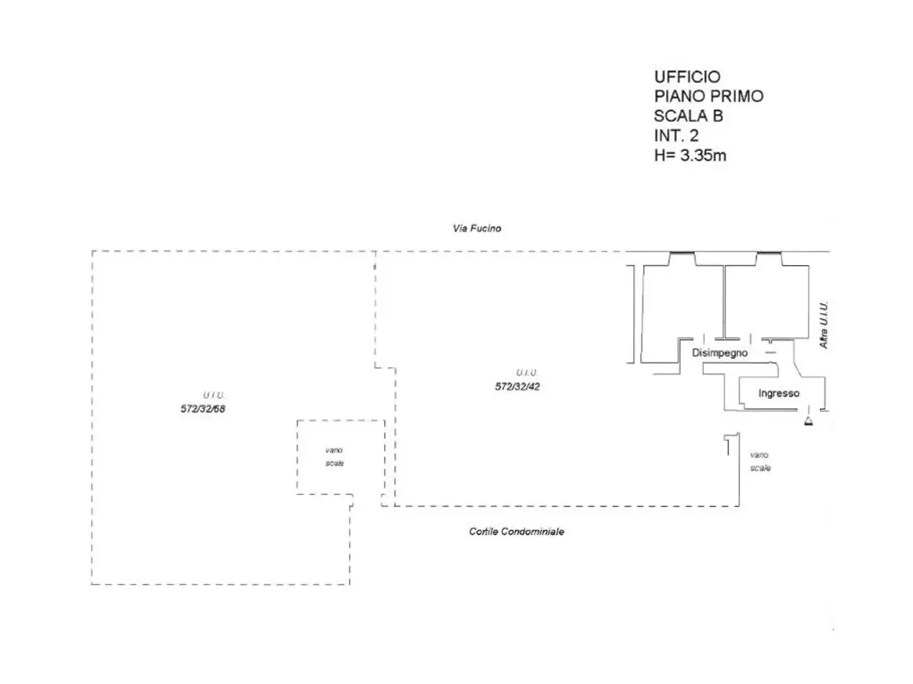 Ufficio in Via Chiana 97, Roma, {3} - Planimetria 1