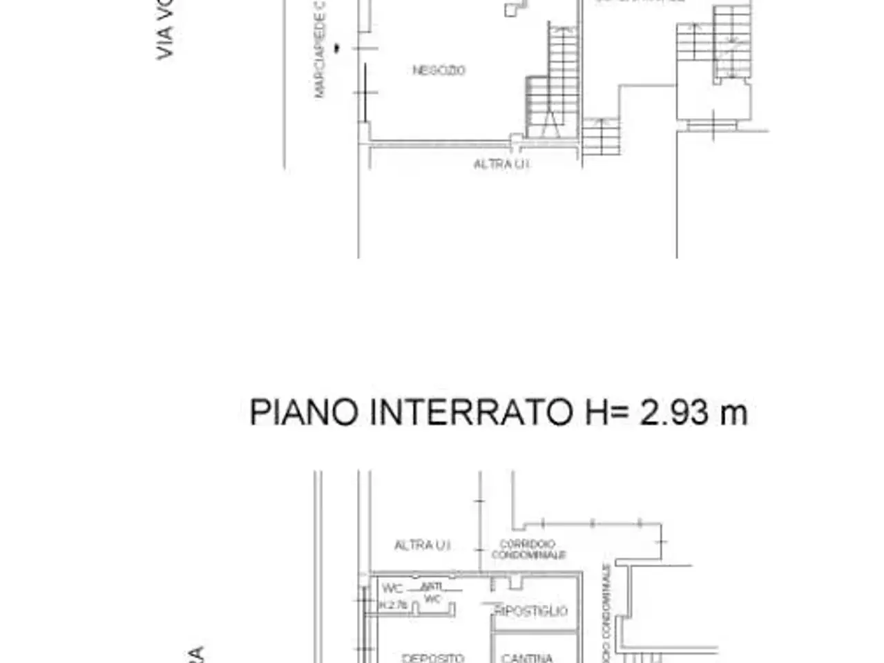 Negozio in Via Volvera 17, Piossasco, {3} - Planimetria 1