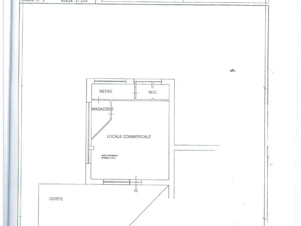 Negozio in Strada Lungomare, Latina, {3} - Planimetria 1