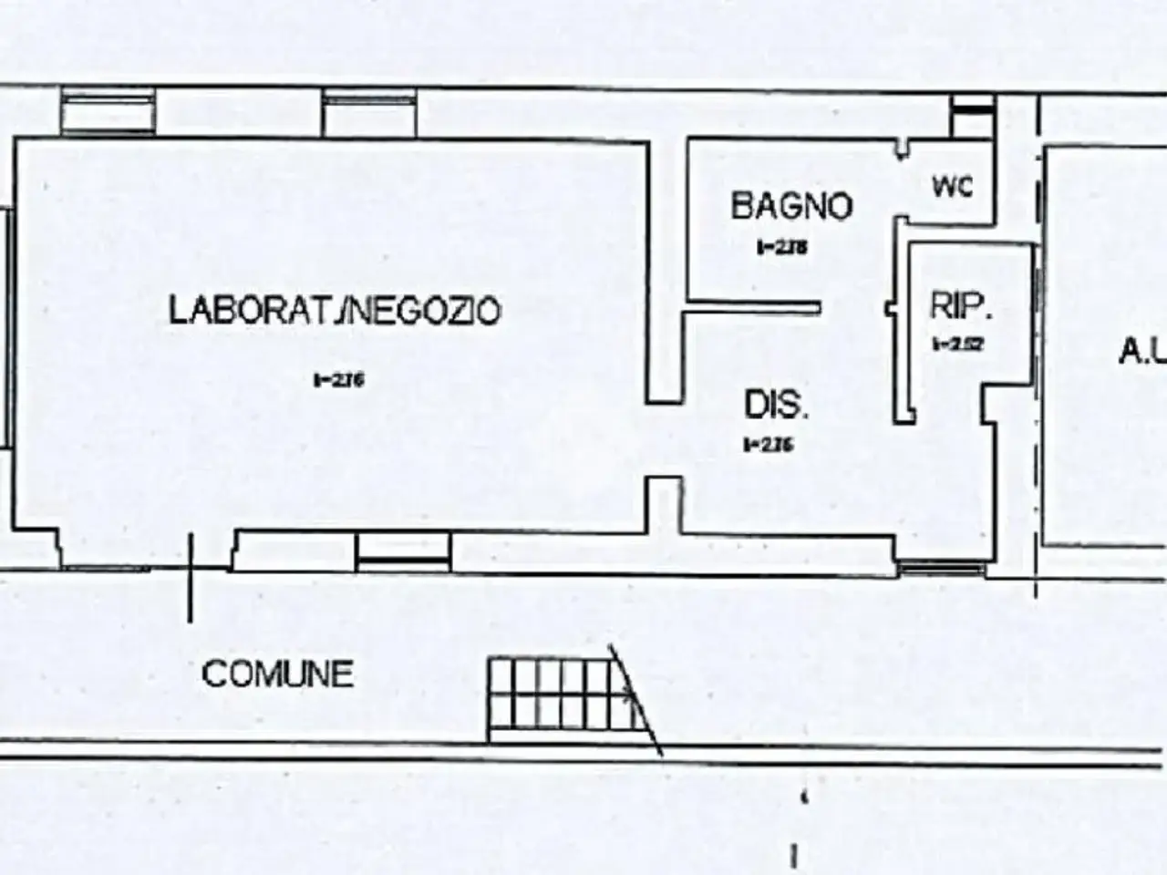 Laboratorio in Via Canovine 1, Bergamo, {3} - Planimetria 1