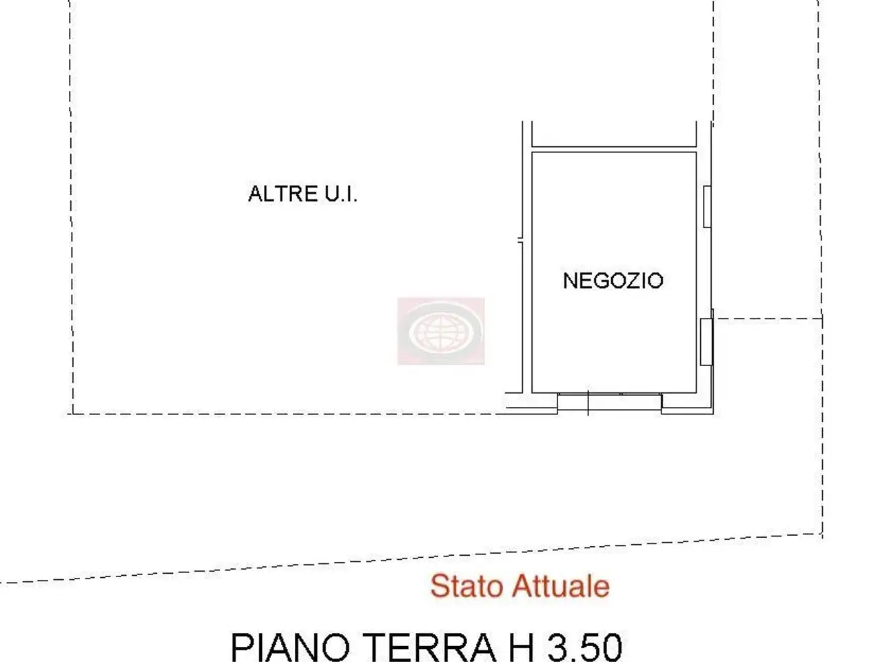 Negozio, Bertinoro - Planimetria 1