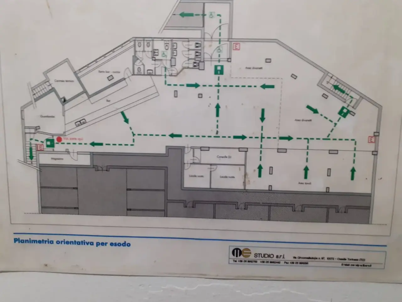 Negozio in Via IV Norembre 35, Cesana Torinese, {3} - Planimetria 1