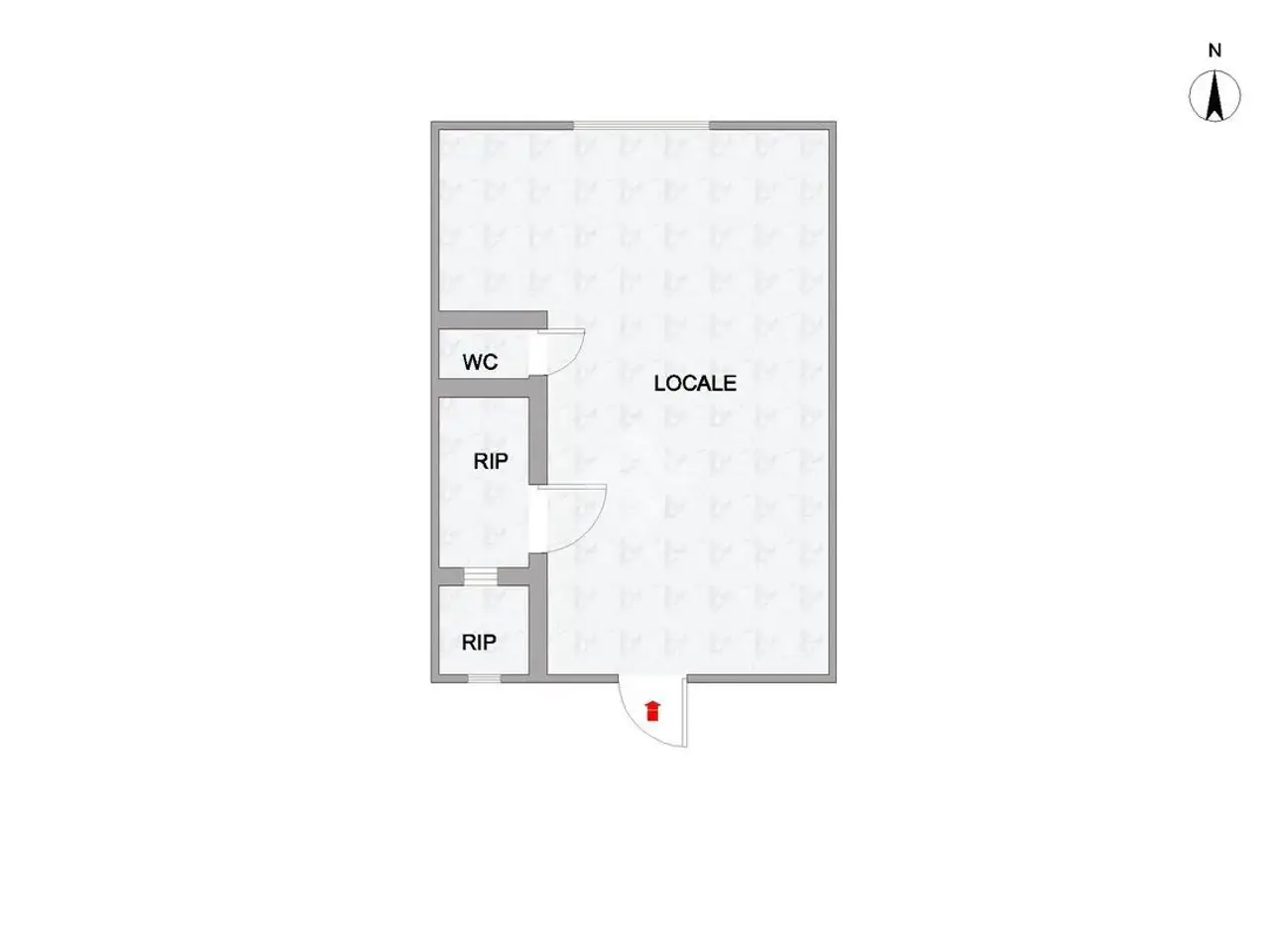 Negozio in Via Monsignore De Nittis 101, San Giovanni Rotondo, {3} - Planimetria 1