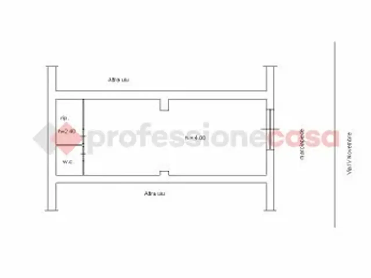 Negozio in Via IV Novembre 175, Ercolano, {3} - Planimetria 1