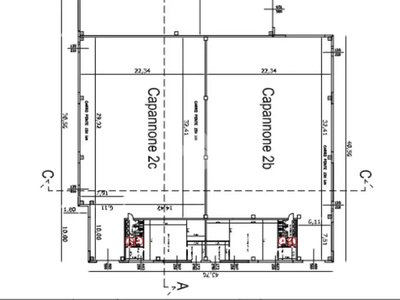 Capannone in Via Romagna, Castano Primo, {3} - Planimetria 1