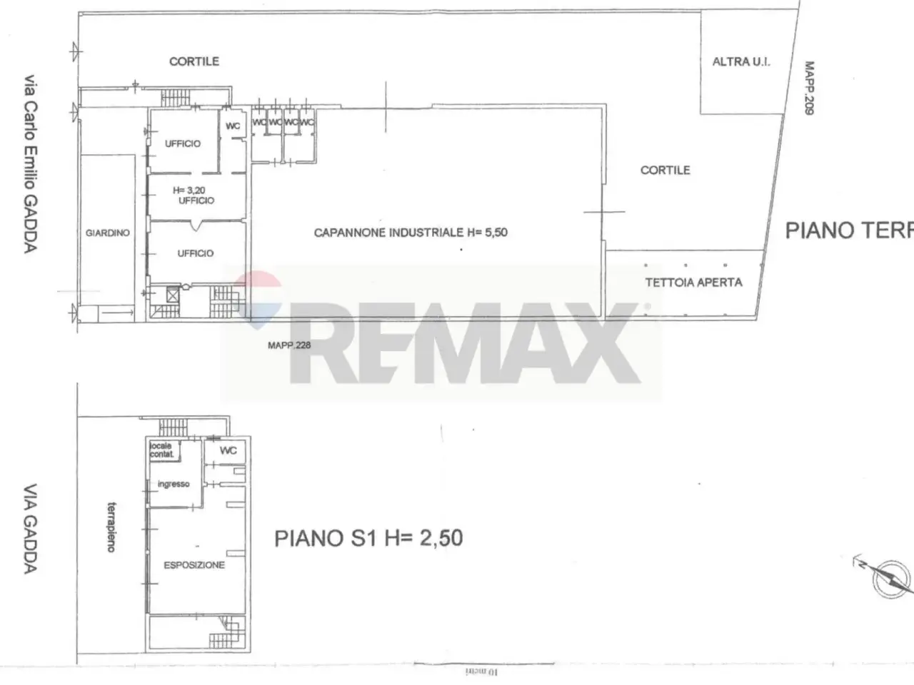 Capannone in Via Gadda 3, San Donato Milanese, {3} - Planimetria 1