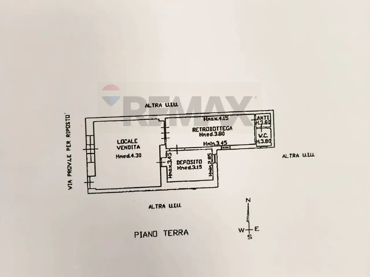 Negozio in Via Provinciale per Riposto 80, Acireale, {3} - Planimetria 1