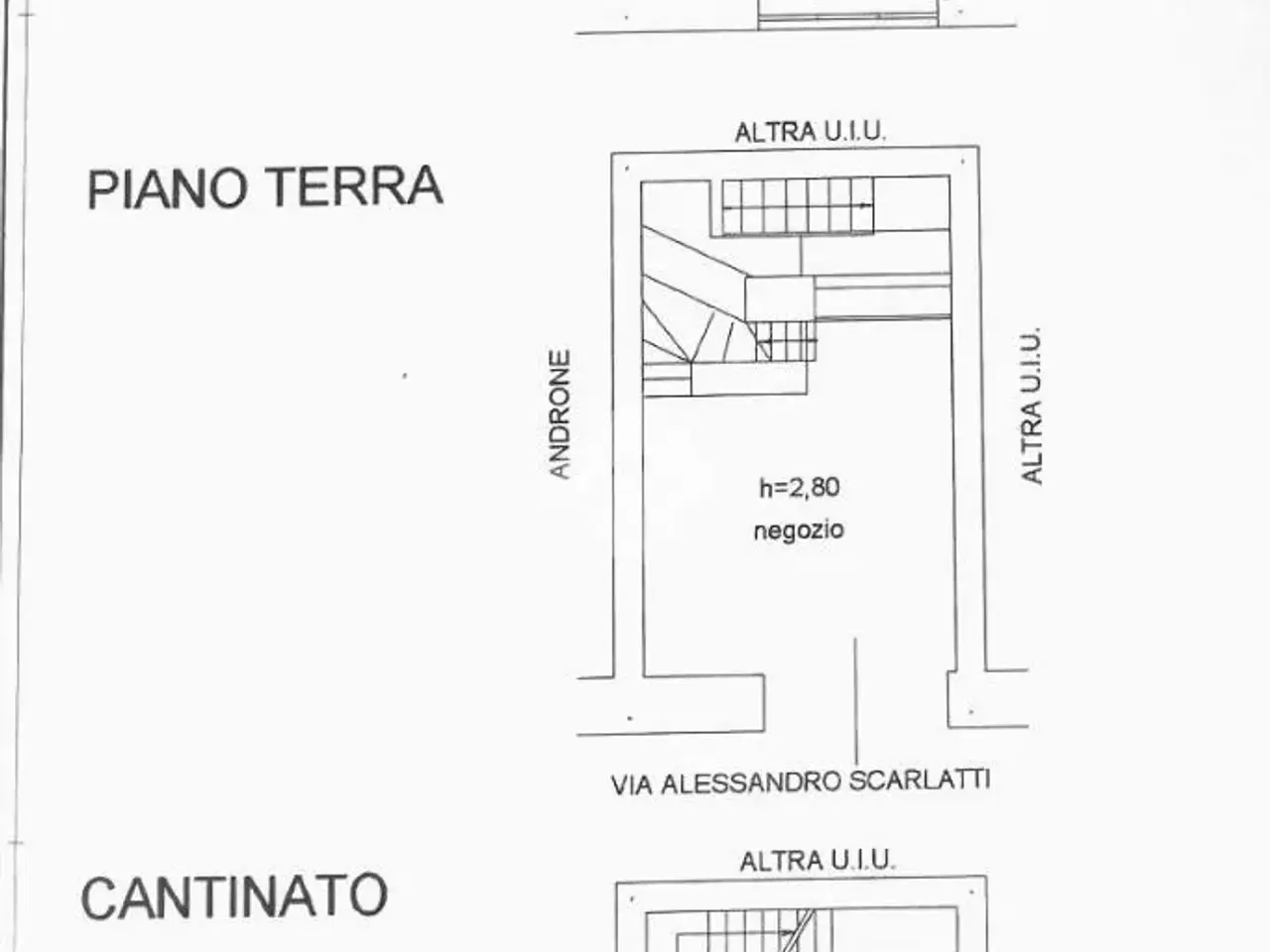 Negozio in Via Alessandro Scarlatti 211, Napoli, {3} - Planimetria 1