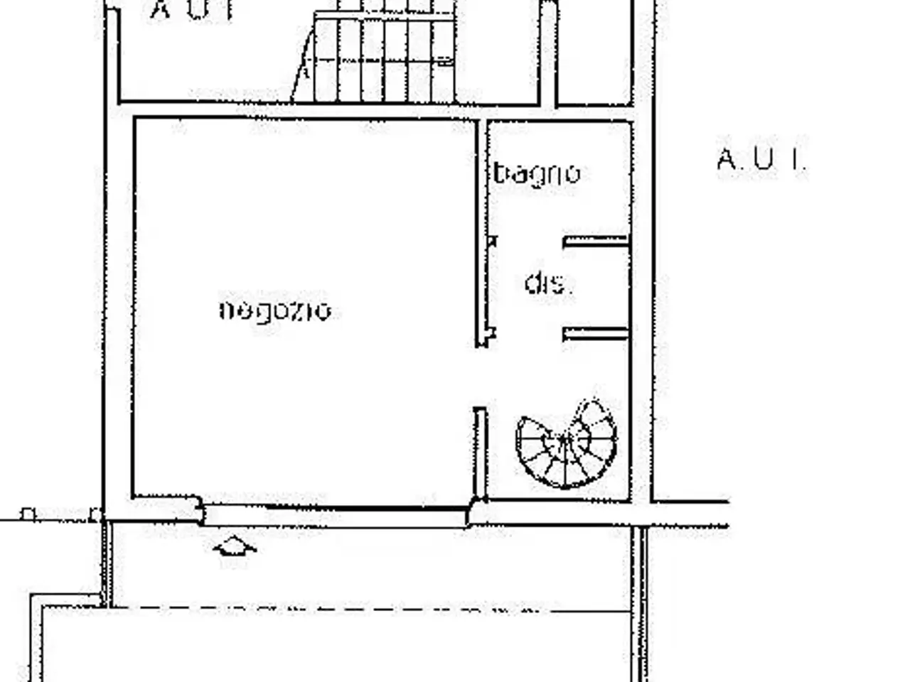 Negozio in Via Nazionale 111/a, Seriate, {3} - Planimetria 1
