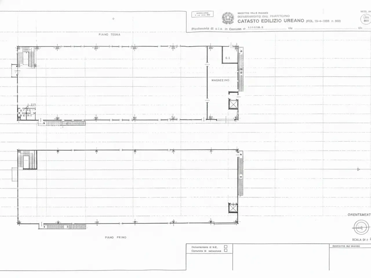 Capannone in , Reggiolo, {3} - Planimetria 1