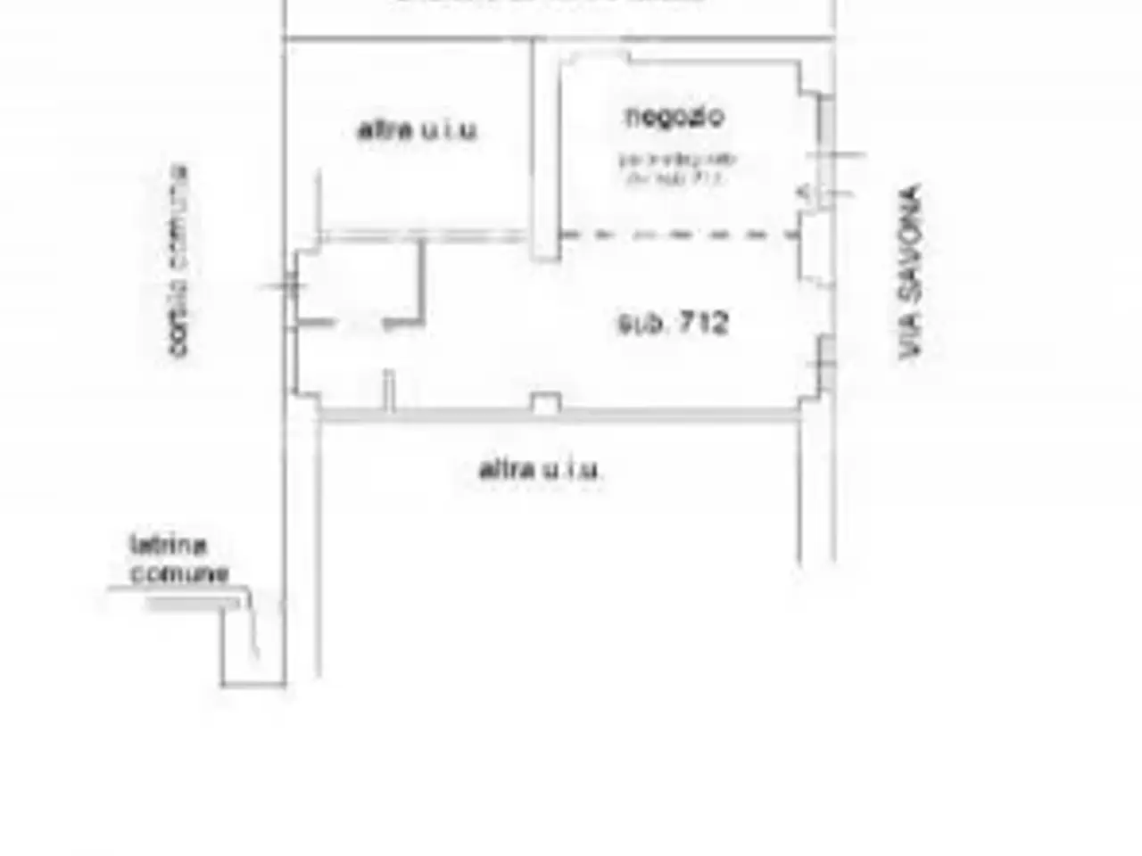 Negozio in Via Savona, Milano, {3} - Planimetria 1