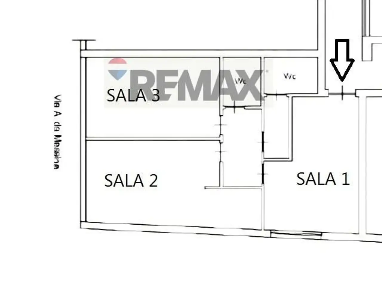 Ufficio in Via dei Cantieri 2 /N, Palermo, {3} - Planimetria 1