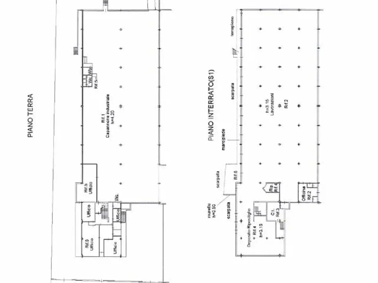 Capannone in Via Lavoro Ed Industria 1, Rudiano, {3} - Planimetria 1