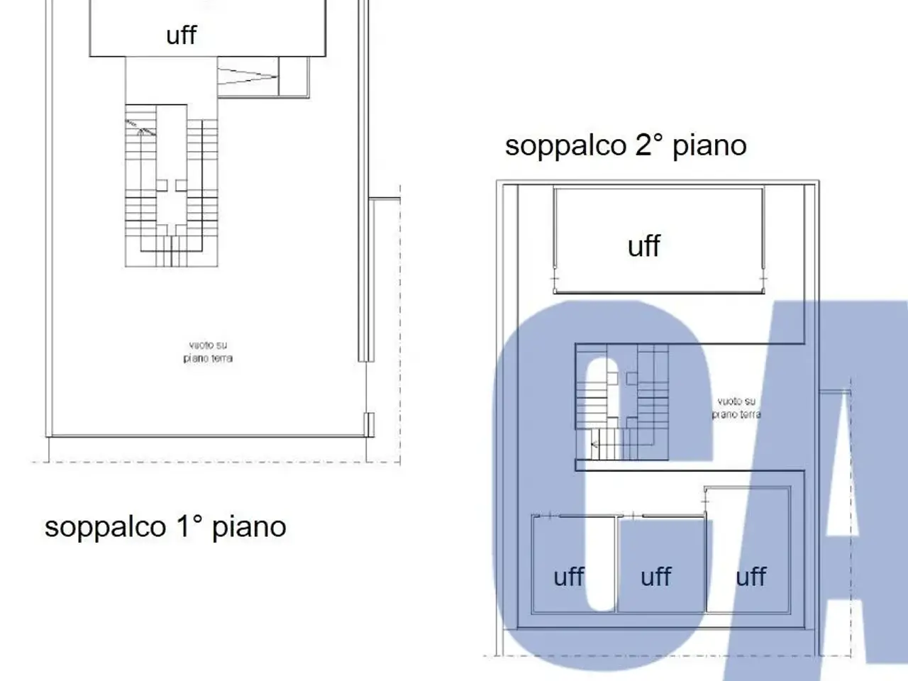 Ufficio in Via Rubattino Raffaele, Milano, {3} - Planimetria 1