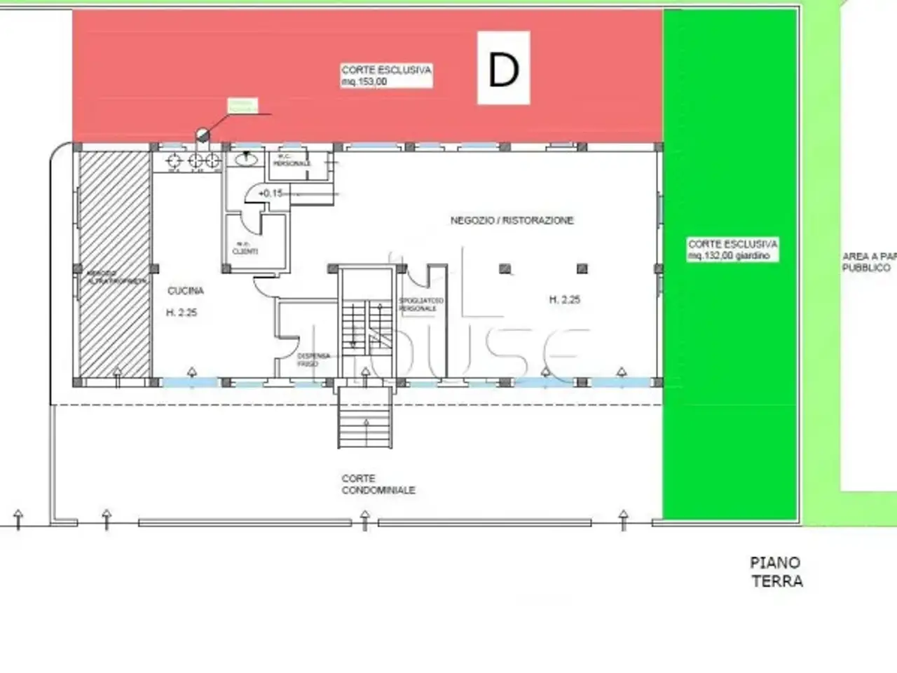 Negozio in Via Fratelli Cairoli, Citta' Di Castello, {3} - Planimetria 1
