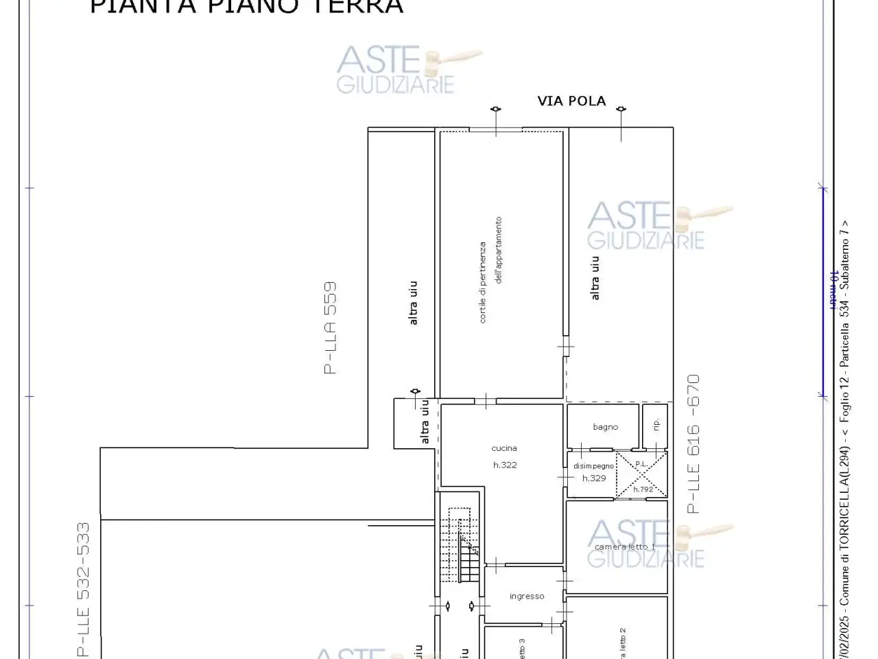 Garage in Via E. Fanelli, 25, 74020 Torricella Ta, Italia 25, Torricella, {3} - Planimetria 1