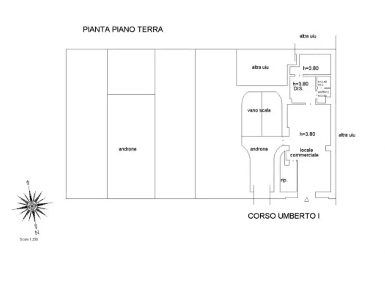 Negozio in Corso Umberto I 136, Taranto, {3} - Planimetria 1