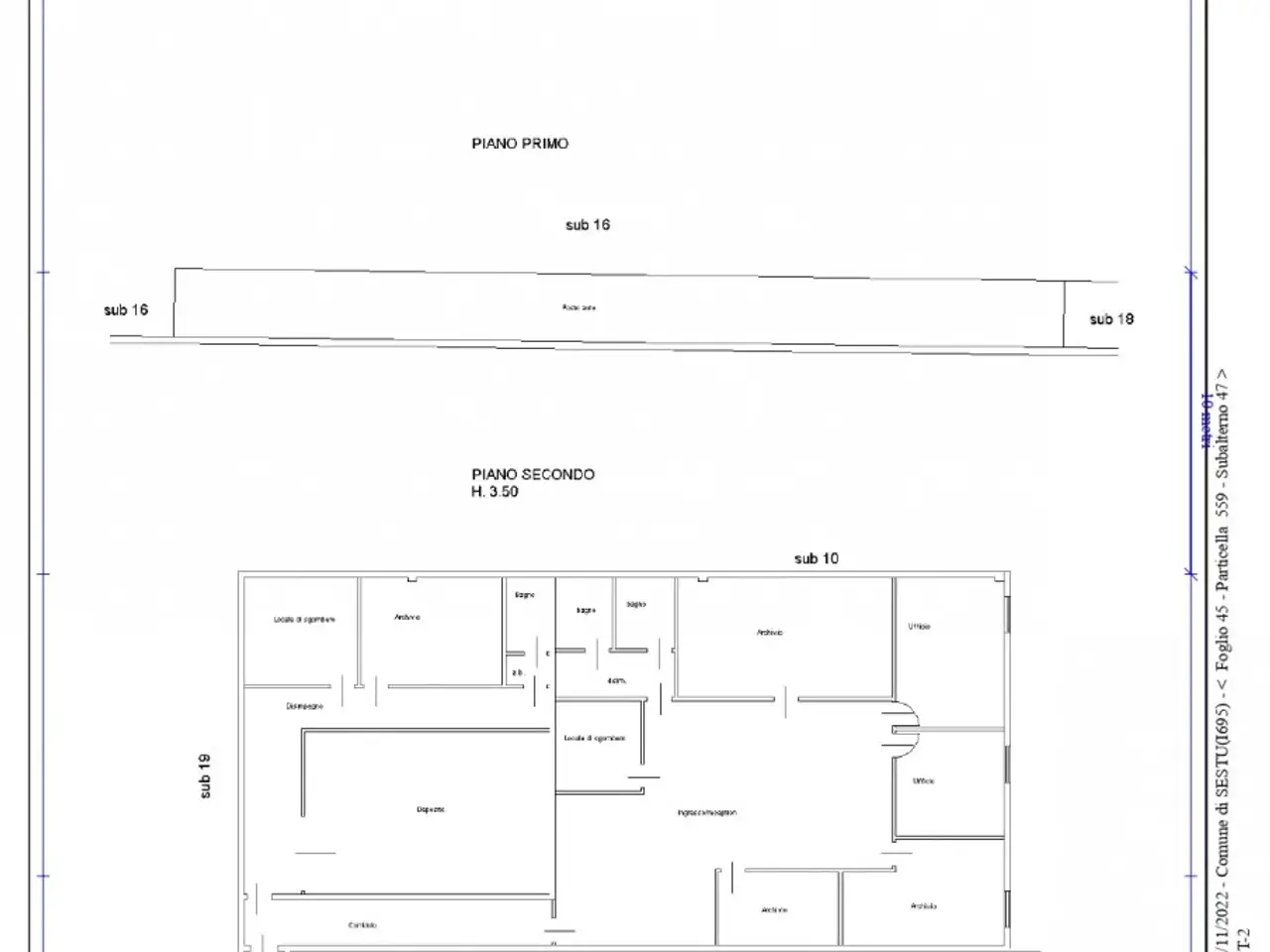 Ufficio in Sestu,Strada Statale 131 Carlo Felice, S.N.C., Sestu, {3} - Planimetria 1