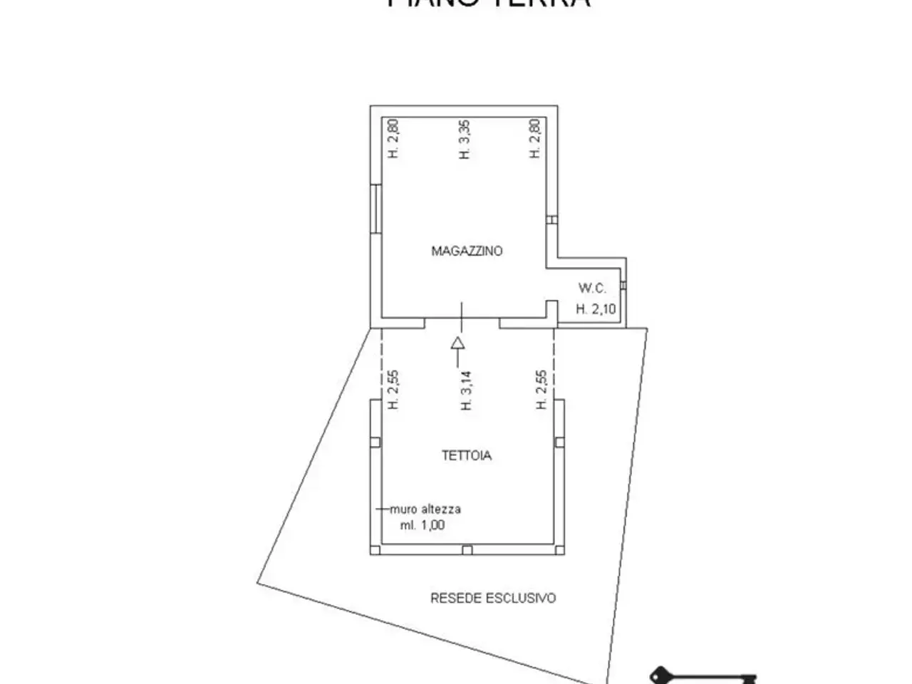 Magazzino in , Poggibonsi, {3} - Planimetria 1