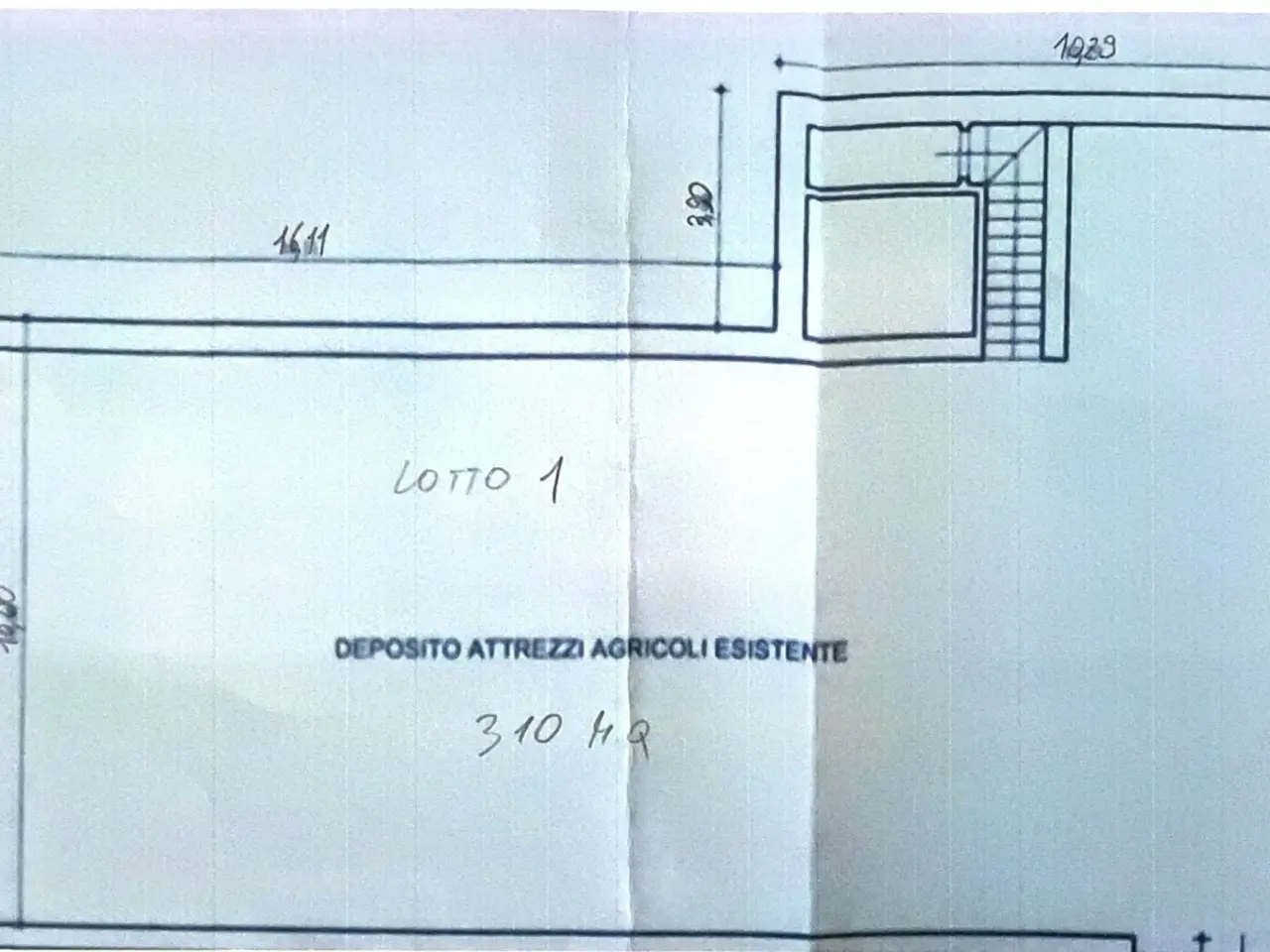Capannone in Via del Brennero, Trento, {3} - Planimetria 1