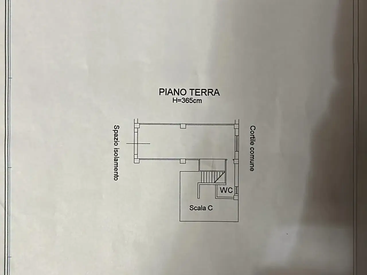 Officina in Via Alessandro Volta 30b, Rende, {3} - Planimetria 1