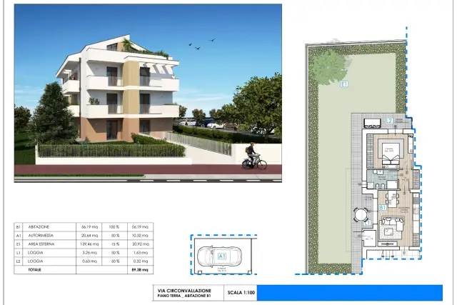 Appartamenti di nuova costruzione in Via Circonvallazione, 6/7, Riccione - Foto 1