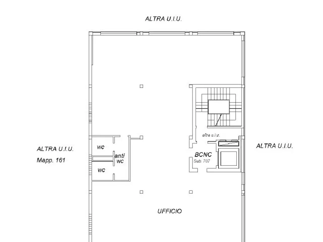 Ufficio in Via Achille Grandi 23, Cinisello Balsamo, {3} - Planimetria 1