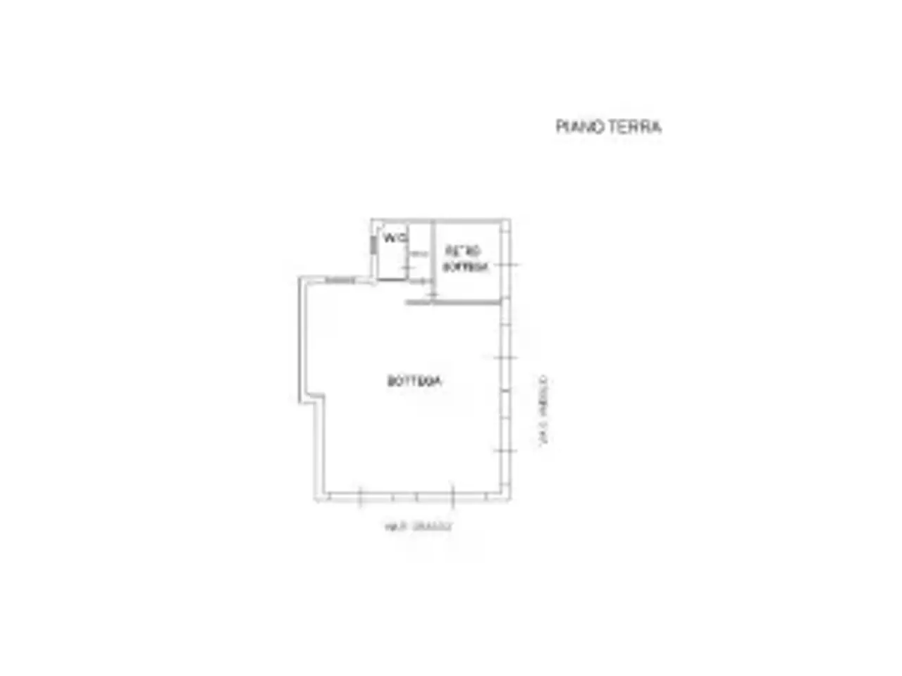 Negozio in Via Raffaello Grasso 48, Giarre, {3} - Planimetria 1